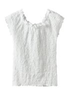 Nkfhalisse Ss Short Top White Name It