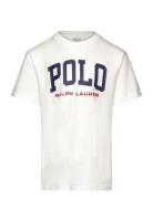 Logo Cotton Jersey Tee White Ralph Lauren Kids