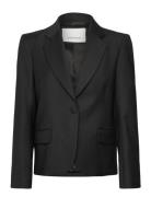 Short Pleated Blazer Black House Of Dagmar