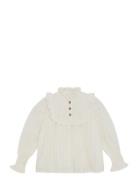 Blouse Ls White En Fant