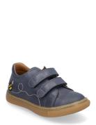 Shoes - Flat - With Velcro Navy ANGULUS