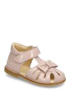 Sandals - Flat - Closed Toe Pink ANGULUS