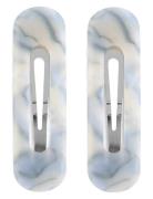 Marble Buckle Clip // 2 Pcs Blue SUI AVA