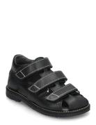 Sandals - Flat - Closed Toe Black ANGULUS