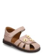 Sandals - Flat - Closed Toe Pink ANGULUS