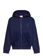Hooded Cardigan Navy Hugo Kids
