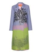 Long Sleeve Straight Coat, 2269 Wov Blue STINE GOYA