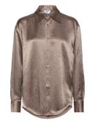 Crinkle Shirt Beige Filippa K