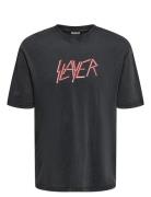 Onsband Rlx Ss Tee Black ONLY & SONS