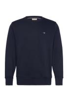 Shield Logo Cneck Navy GANT