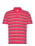 Striped Ss Polo Red GANT