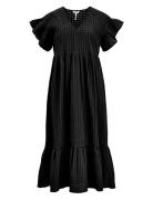 Objvita S/S Long Dress Rep Black Object