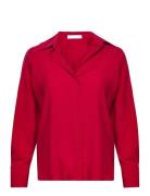 Lyocell Fluid Shirt Red Mango