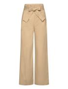 Paperbag Trousers With Belt Beige Mango