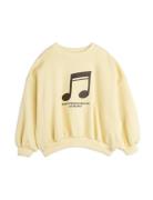 Note Emb Sweatshirt Yellow Mini Rodini