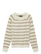 Vmdoffy Ls O-Neck Blouse Ga Noos Cream Vero Moda