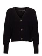 Vmlea Ls V-Neck Cuff Cardigan Noos Black Vero Moda