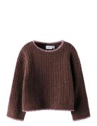 Nmfkirsten Ls Knit Burgundy Name It