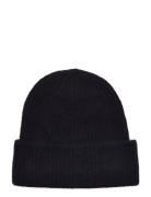 Slfmaline Lano Knit Beanie Noos Black Selected
