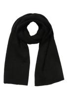 Slfmaline Lano Knit Scarf Noos Black Selected