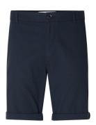 Slhslim-Luton Flex Shorts Noos Blue Selected