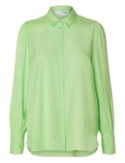 Slfalfa Ls Shirt B Green Selected