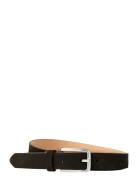 Slhsander Suede Belt Brown Selected