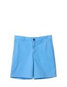 Classic Cotton Twill Shorts Blue Lexington Clothing