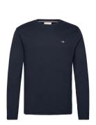 Shield Logo Ls T-Shirt Navy GANT