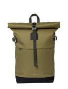 Icon Rolltop Backpack M Green SANDQVIST