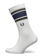 Tennis Tipped Sock White Fred Perry
