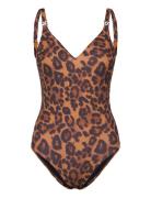 Sauvage Wirefree Triangle Spacer Swimsuit Beige Chantelle Beach