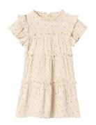 Blooming Ss Dress Cream Fliink