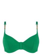 Hera Covering Underwired Bra Green Chantelle Beach