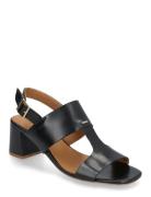 Sandals - Block Heels Black ANGULUS