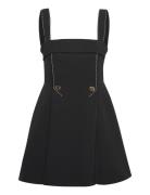 2360 Structured Crepe, Mini Dress W Black STINE GOYA