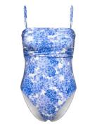 Bandeau Swimsuit Blue By Ti Mo
