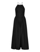 Halter Dress With Crossed Back Black Mango