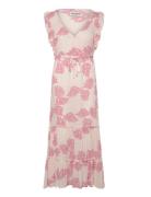 Samoll Midi Dress Sl Pink Lollys Laundry