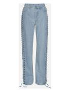 Laced Straight Leg Jeans Blue ROTATE Birger Christensen