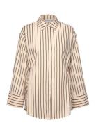 Eline Cut Out Shirt Beige Malina