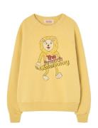 Shark Kid Sweatshirt Yellow Yellow THE ANIMALS OBSERVATORY