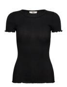 Rmwbalta Ss Regular O-Neck T-Shirt Black RM By Rosemunde