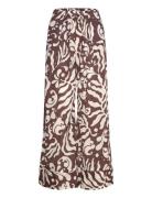 Printed Cotton Trousers Brown Mango