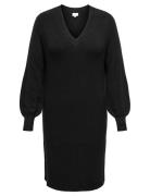 Carkatia Ls V-Neck Dress Knt Noos Black ONLY Carmakoma