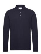 Polo Shirt L/S Navy Lindbergh