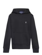 Fleece Hoodie Black Ralph Lauren Kids