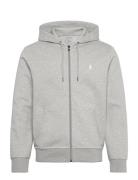 Double-Knit Full-Zip Hoodie Grey Polo Ralph Lauren
