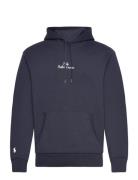 Logo Double-Knit Hoodie Navy Polo Ralph Lauren