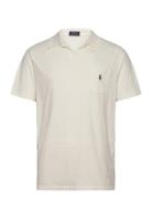 Standard Fit Cotton-Linen Polo Shirt White Polo Ralph Lauren